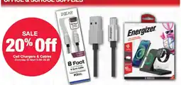 Bi-Mart Zgear cell chargers & cables offer