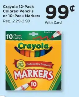 King Soopers Crayola markers offer
