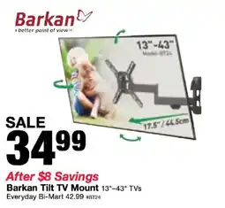Bi-Mart Barkan Tilt TV Mount offer