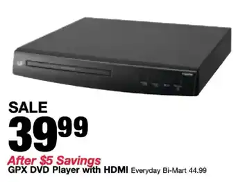 Gpx Dvd Player With Hdm