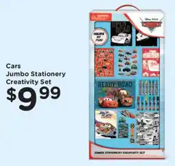 King Soopers Cars Jumbo Stationery Creativity Set offer