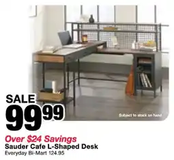 Bi-Mart Sauder Cafe L-Shaped Desk offer