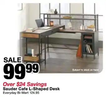Sauder Cafe L-Shaped Desk