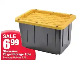 Bi-Mart Storwarez 23 gal Storage Tote offer
