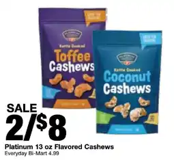 Bi-Mart Platinum Flavored Cashews offer