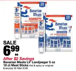 Bi-Mart Bavarian Meats Lil' Landjaeger offer