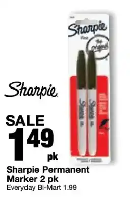 Bi-Mart Sharpie permanent marker offer