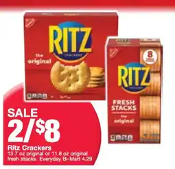 Bi-Mart Ritz Crackers offer