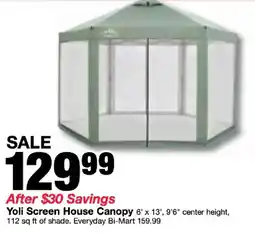 Bi-Mart Yoli Screen House Canopy offer