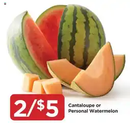 Food 4 Less Cantaloupe or Personal Watermelon offer