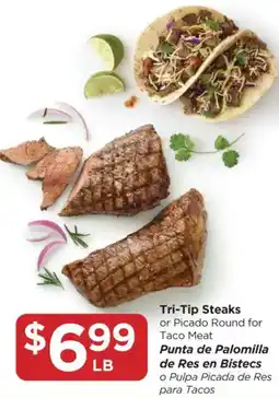 Food 4 Less Tri-Tip Steaks offer