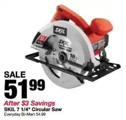 Bi-Mart Skil 7 1/4" Circular Saw offer