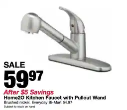Bi-Mart Home2O Kitchen Faucet with Pullout Wand offer