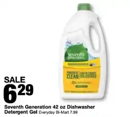 Bi-Mart Seventh Generation Dishwasher Detergent Gel offer