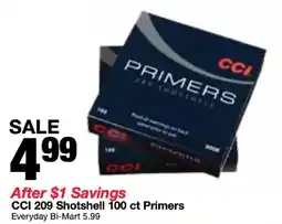Bi-Mart Cci 209 Shotshell Primers offer