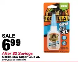 Bi-Mart Gorilla 25G Super Glue XL offer