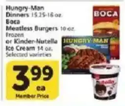 Vons Hungry-Man Dinners offer