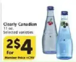 Vons Clearly Canadian offer