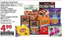 Vons Freschetta or Red Baron Crunch Time Pizza Set offer