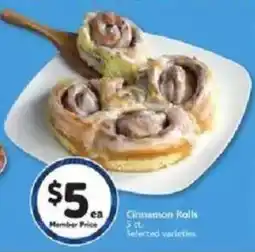 Vons Cinnamon Rolls offer