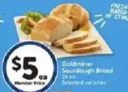 Vons Goldminer Sourdough Bread offer