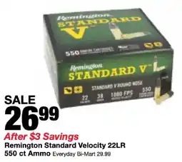 Bi-Mart Remington Standard Velocity 22LR offer