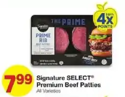 United Supermarkets Signature Select Premium Beef Patties offer