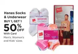 King Soopers Hanes Socks & Underwear offer