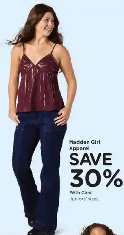King Soopers Madden Girl Apparel offer