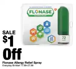 Bi-Mart Flonase Allergy Relief Spray offer
