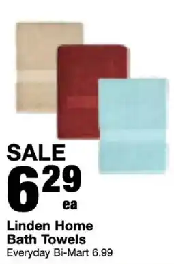 Bi-Mart Linden Home Bath Towels offer