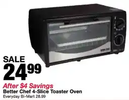 Bi-Mart Better Chef 4-Slice Toaster Oven offer