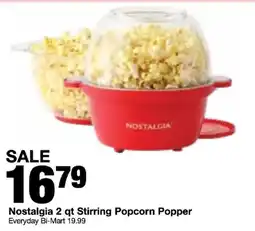 Bi-Mart Nostalgia 2 qt Stirring Popcorn Popper offer