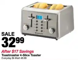 Bi-Mart Toastmaster 4-Slice Toaster offer