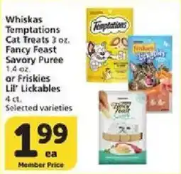 Vons Whiskas Temptations Cat Treats offer