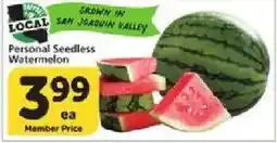 Vons Personal Seedless Watermelon offer