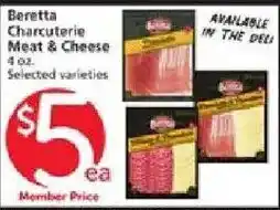 Vons Beretta Charcuterie Meat & Cheese offer