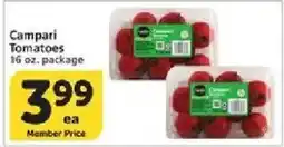 Vons Campari tomatoes offer