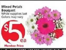 Vons Mixed Petals Bouquet offer