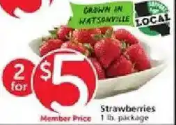 Vons Strawberries offer