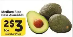 Vons Medium Ripe Hass Avocados offer