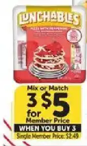 Vons Lunchables offer