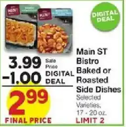 United Supermarkets Main St Bistro Baked or Roasted Side Dishes offer