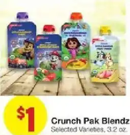 United Supermarkets Crunch Pak Blendz offer
