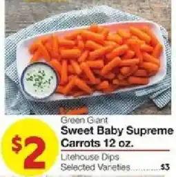 United Supermarkets Green Giant Sweet Baby Supreme Carrots offer