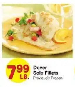 United Supermarkets Dover Sole Fillets offer