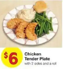 United Supermarkets Chicken Tender Plate offer