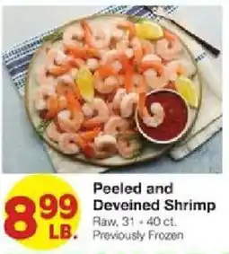United Supermarkets Peeled and Deveined Shrimp offer