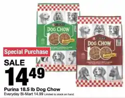 Bi-Mart Purina dog chow offer