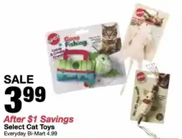 Bi-Mart Select Cat Toys offer